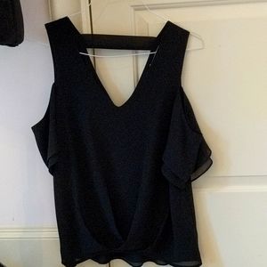 Nice black off the shoulder, shoulder top
